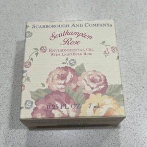 🔴Scarborough & Company Southampton Rose Environmental Oil with Light Bulb Ring